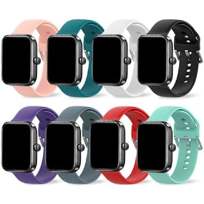 RuenTech Bands Compatible with SKG V7 Smart Watch Band, Soft Silicone Quick Release Replacement Straps for SKG-V7 / V7 Pro Smart Watch, Band width: