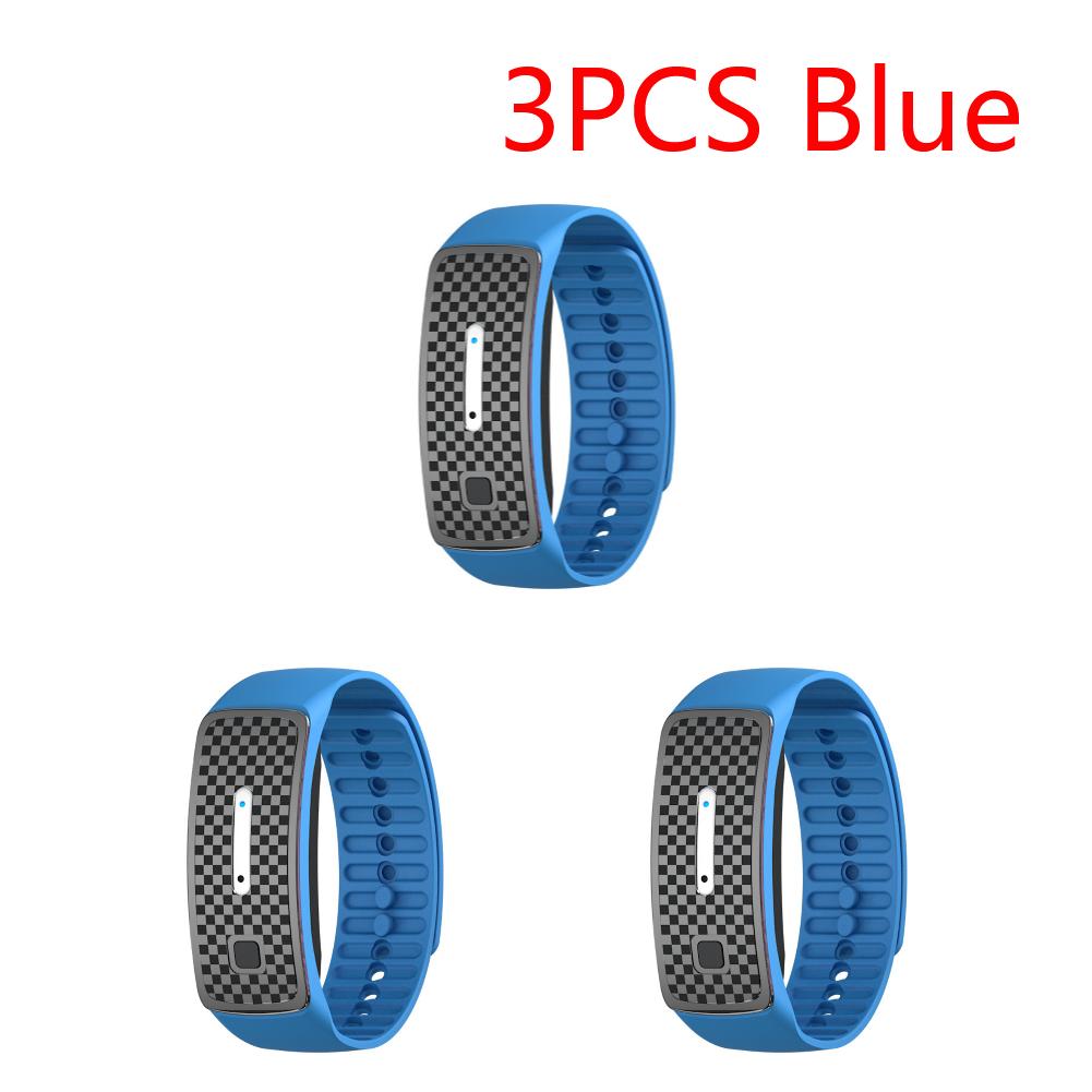 Ultrasonic Mosquito Bracelet Portable Electronic Mosquito Repeller Anti-mosquito Bracelet Watch for Outdoor Activity