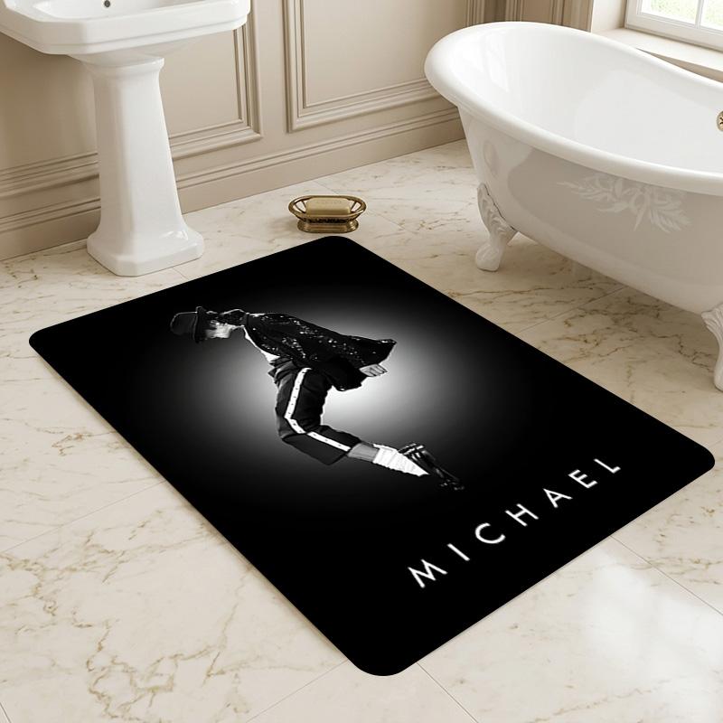 Michael Jackson Living Room Non-Slip Area Rug Soft Carpet for Bedroom Game Playroom Sofa Office Home Decor Doormat Christmas Gift C9211928