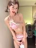 Cherry Print Women's Three-Piece Bikini Set - New 2026 Hot Girl Beach & Vacation Wear