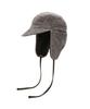 Eondeokeonteulolseutyudio Winter Reversible Fur Hat Trapper Hat / Reverse Fur / Flannel Olive