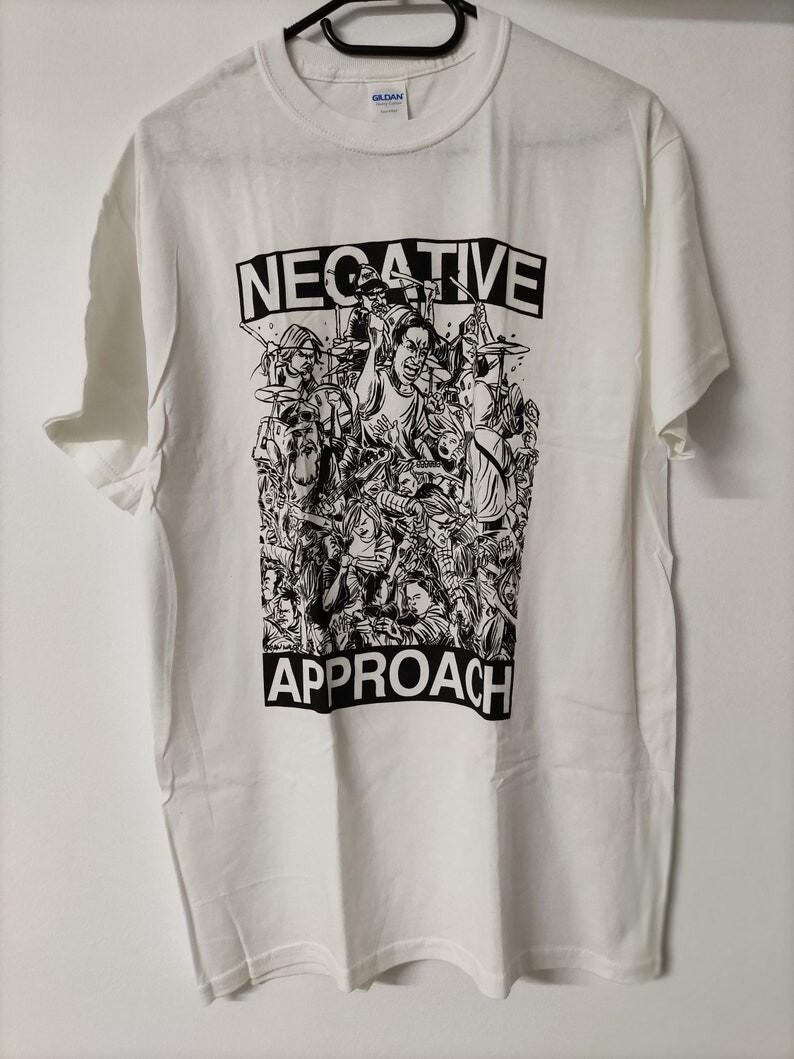 Negative Approach T-shirt hardcore, vintage retro t-shirt TE1186 S
