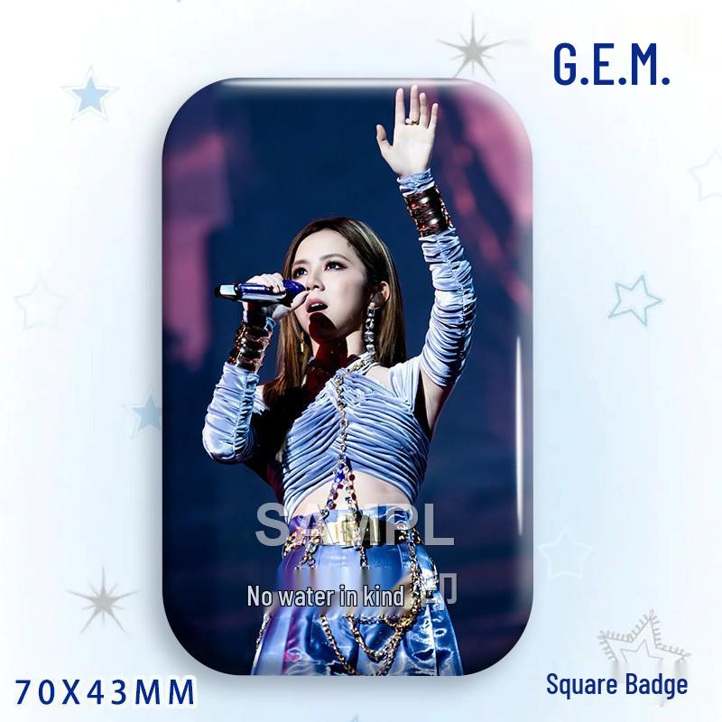 G.E.M. Concert Star Laser Acrylic Standee & Badge Set