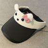 Dog Cartoon Sun Hat For Women With Uv Protection And Wide Brim Summer Sunshade