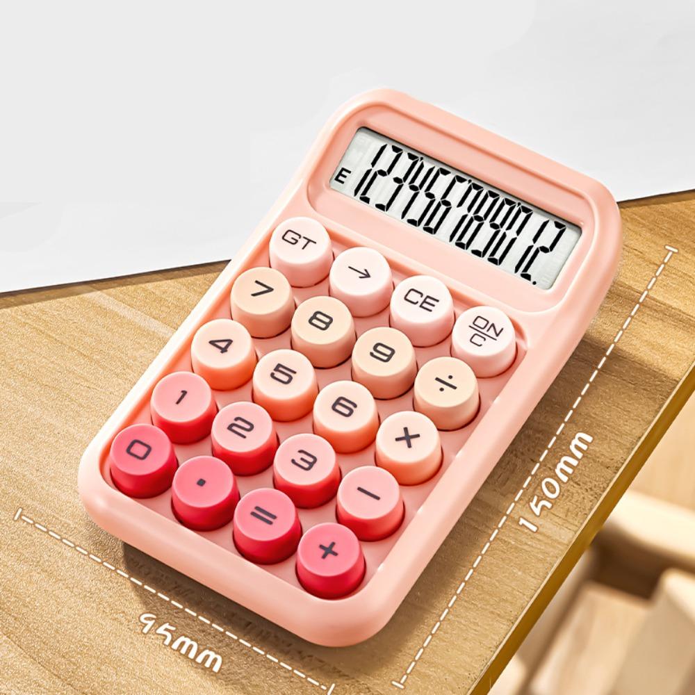 Large Display 12 Digit Calculator Gradient Color Scientific Calculator  Office Financial Use