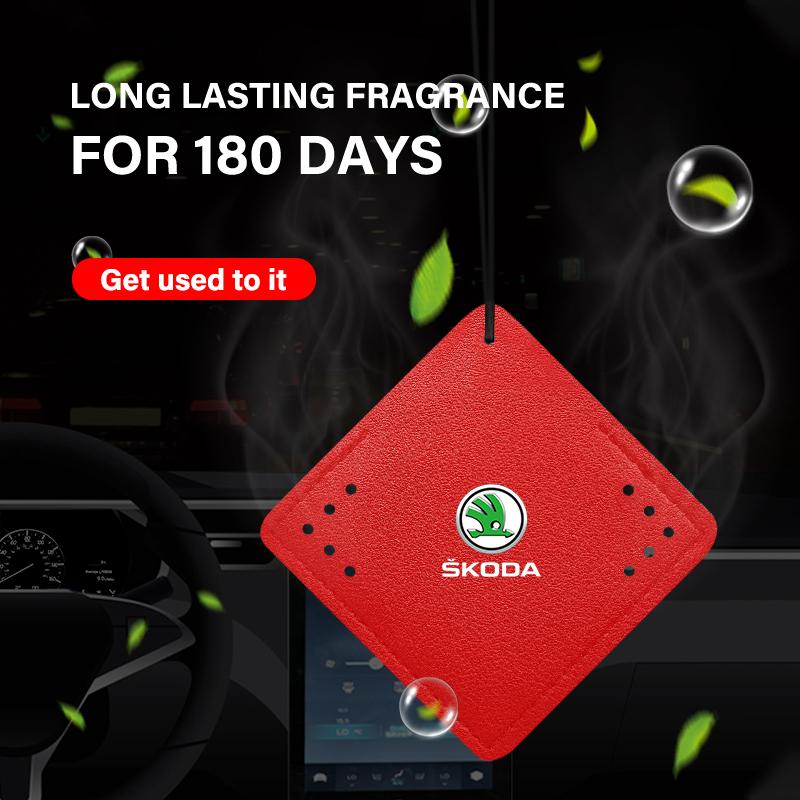 1Pcs Car Interior Pendant Aromatherapy Room Deodorant Sachet Car Accessories For Skoda Octavia Superb Rapid Kodiaq Karoq Fabia Kamiq Roomster Citigo