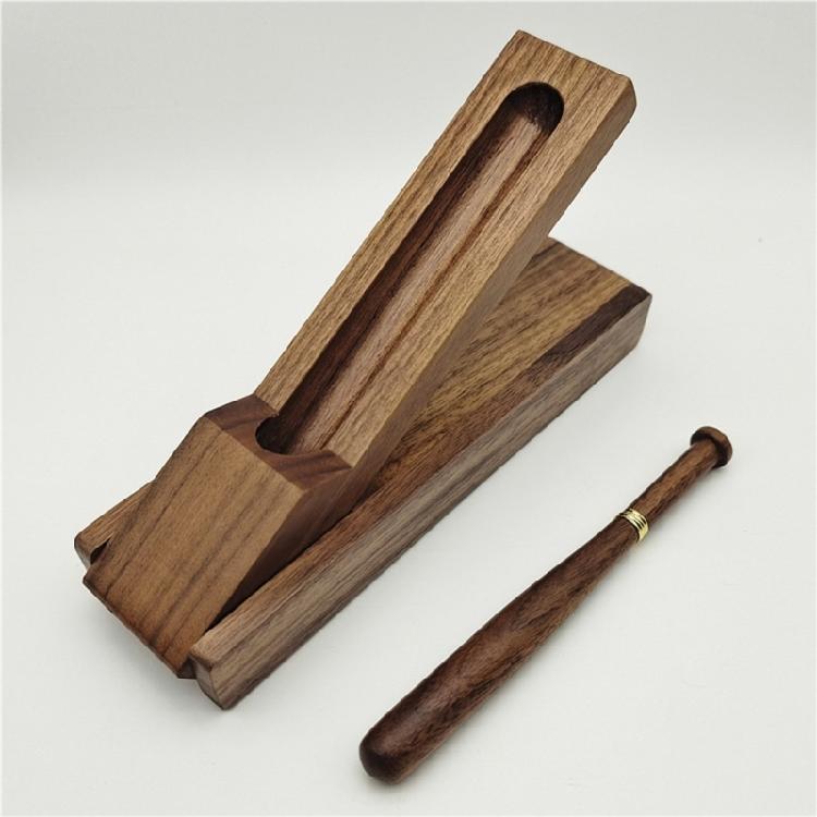 Gift Pen Set Baseball Ballpoint Pen Set Wood Baseball Bat Pen Stationery Pen Snooth Writing Pen for School Office