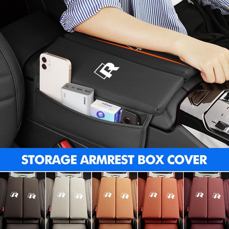 For Volkswagen VW Car Armrest Box Pad Soft Leather Elbow Support Arm Rest Cushion Mk6 CC B5 B6 B7 Golf 4 5 6 7 Scirocco Sagitar Ze9
