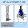 High Hardness Screwdriver Head Magnetic Ring Metal Removable Magnetic Screw Holder Universal Magnetizer Screw Household Tool