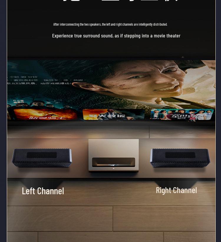 Outdoor Waterproof Wireless Bluetooth Speaker with High-Power Subwoofer