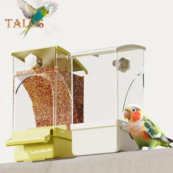 Vogelfutterstation Transparentes Design Große Kapazität Wetterbeständig Staubdicht Einfach zu installierende Kolibri-Futterstation