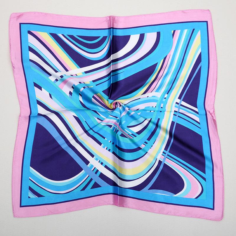 60 New Silk Scarf for Professional Ladies - Spring & Autumn Square Neck Scarf for Business Wear