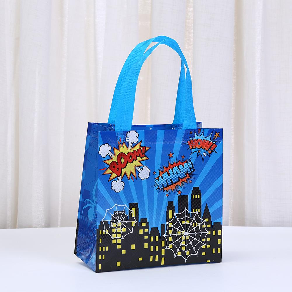 StoBag Comic Style Gift Wrapping Bags Superhero Boom Pow Bags for Sweets for Children's Birthday Candy Party Supplies