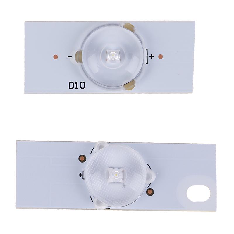 20X 6V SMD Lamp Beads With Optical Lens Replacement Kit For 32~65/" LED TV Repair