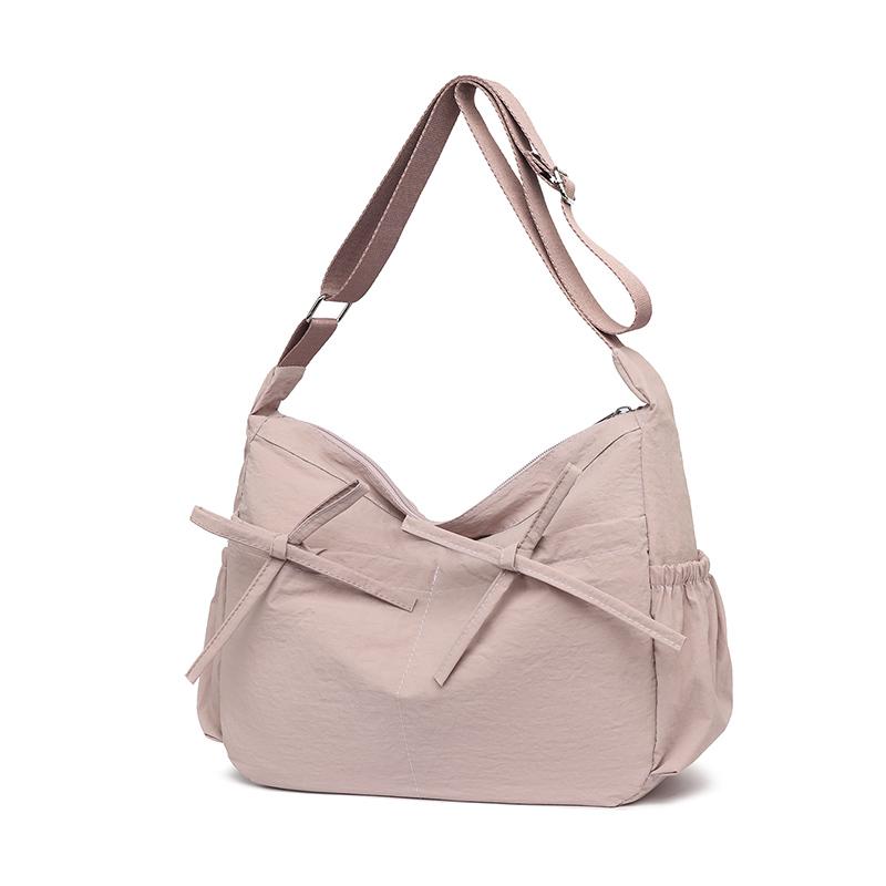 Simplified Nylon Knot Underarm Commuter Bag Women's Crossbody Bag Large Capaci Trendy Tote Bag