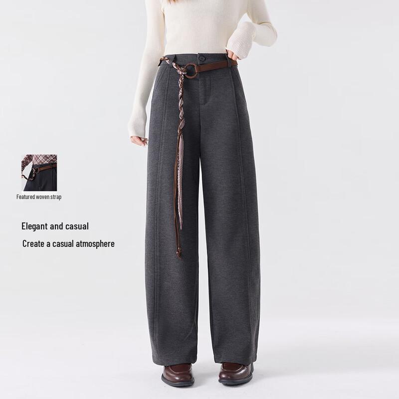 

FivePlus Women s Warm Straight-Leg Casual Pants L