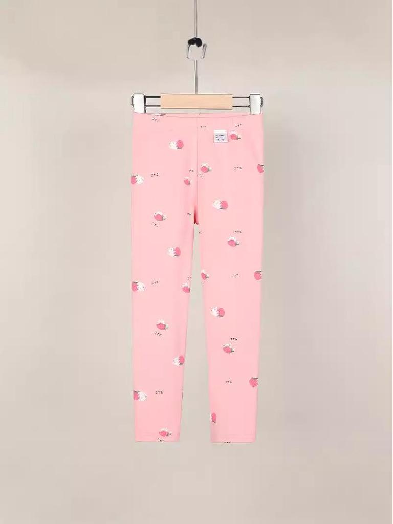 Autumn/Winter Girls' Cotton Thermal Leggings: Thick, Elastic, Slimming, Versatile