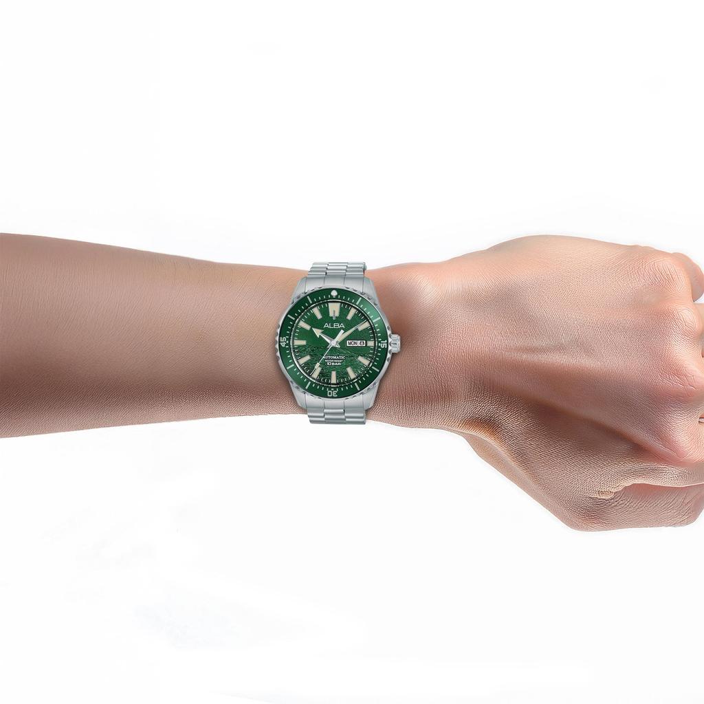 ALBA (From Seiko) Automatic Green Dial Men’s Watch AL4737X1