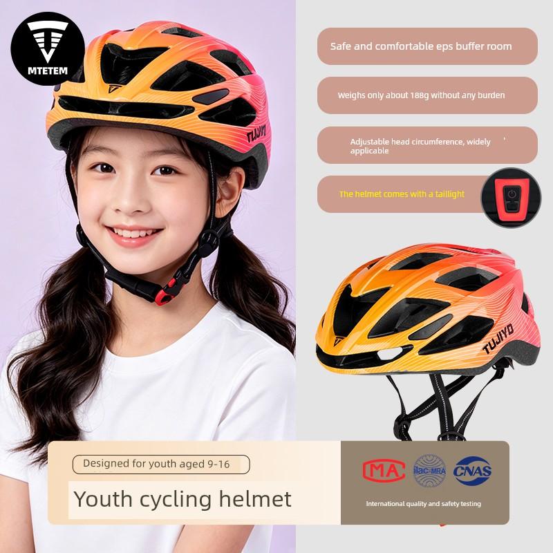 Mtetem Youth and Kidsren's Helmets, Cycling Equipment, Girls' Bicycle Protective Gear, Safety Helmets, Mountain Bikes, Bicycles