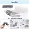 Detachable Handle Wall Mounted Drill Free Toilet Brush Set Soft Silicone No Dead Corner Hygienic Toilet Brush Multi Purpose