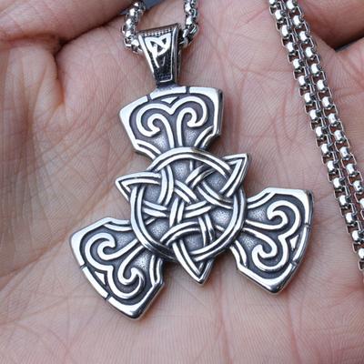 European and American Rune Viking Series Twisted Pendant Necklace ,A Gift for My Boyfriend