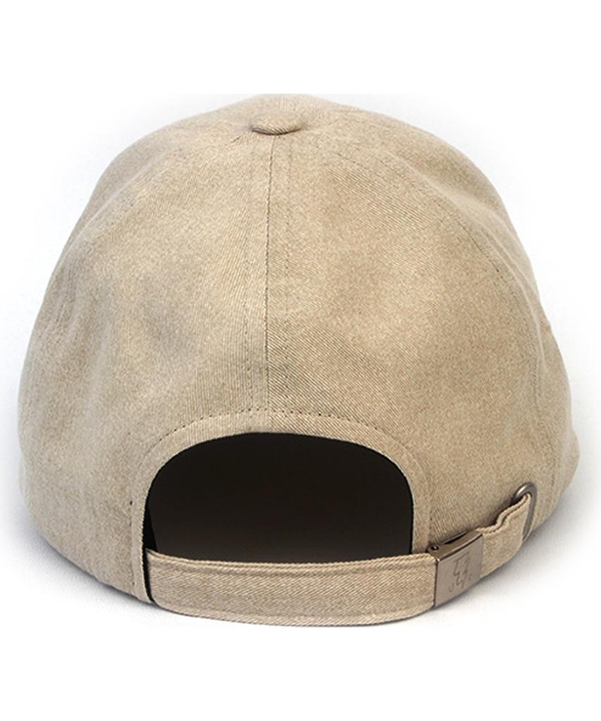 Yunibeosyeolkemiseuteuli Big Logo Washing Beige Ballcap