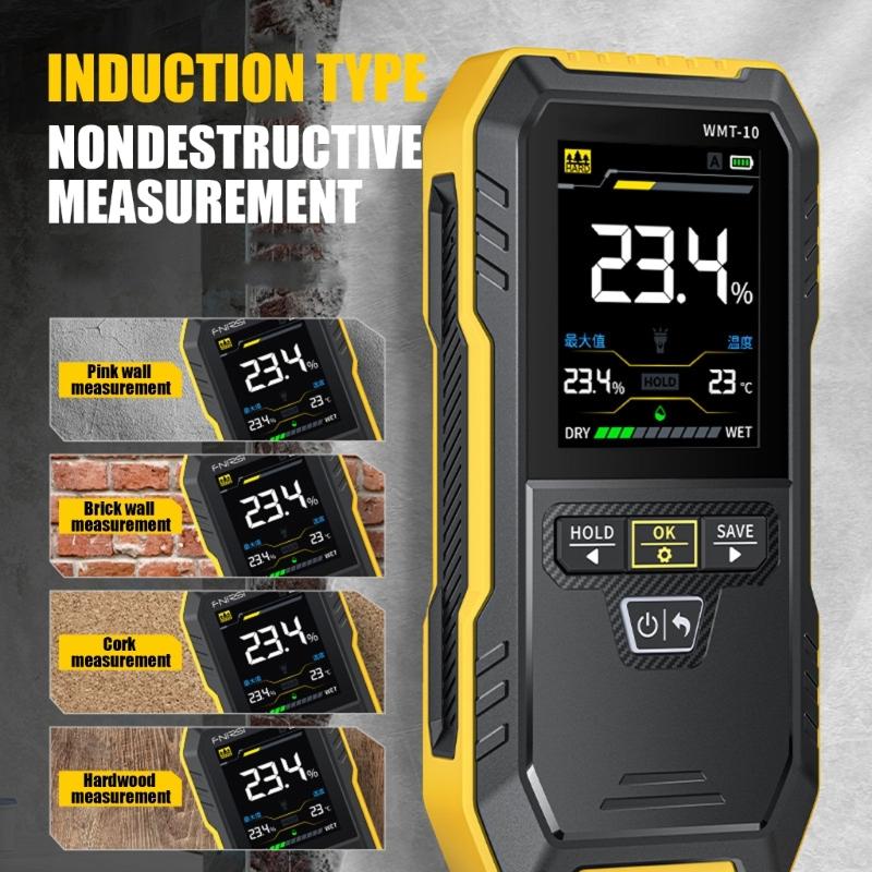 Wood Moisture Gauge Tester Analyzers With Quick Response Suitable For Construction Workers Hobbyists Dry Cargo Testing