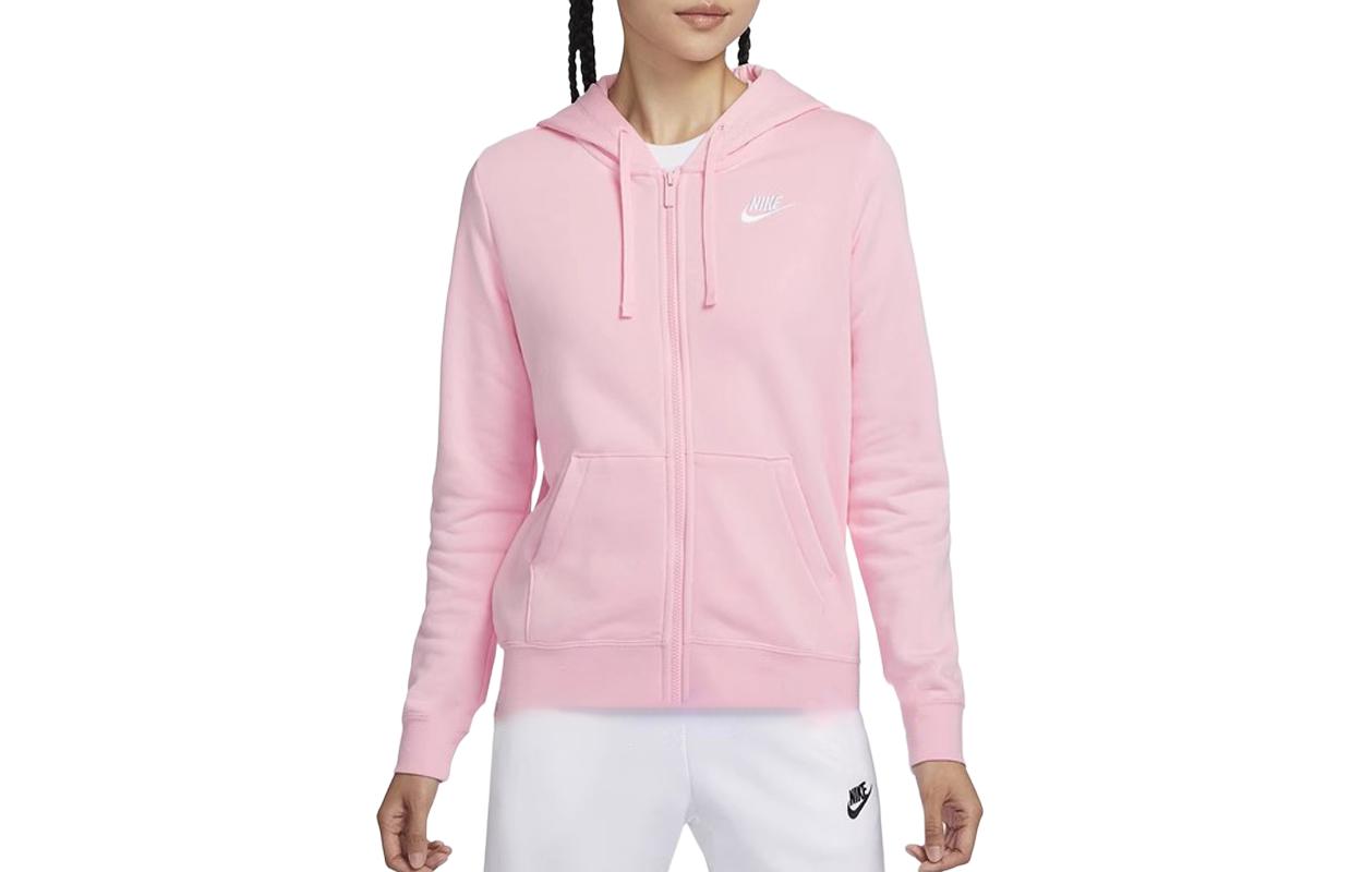 Nike Sportswear Club Fleece Women s Full-Zip Hoodie Pink DQ5472-690 S