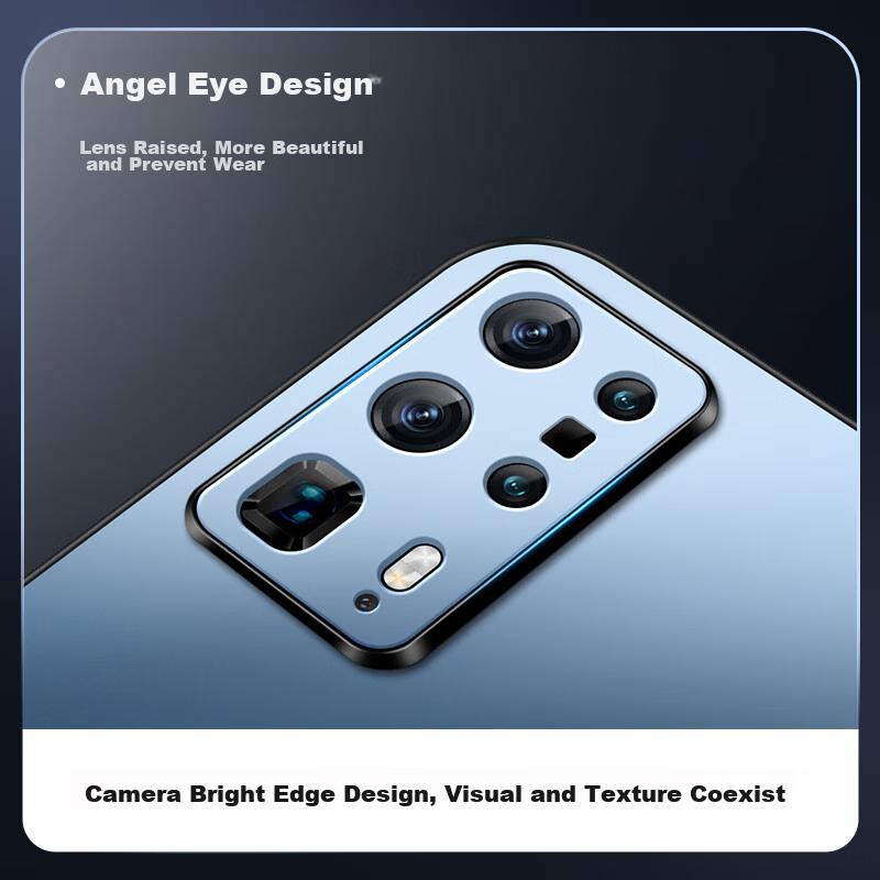 Huawei P40 Pro+ Phone Case, P40 Pro+ Protective Cover, AG Frosted Lens Full Protection Shockproof Soft Case, HUAWEI Simplen, Outer, Graphite Black