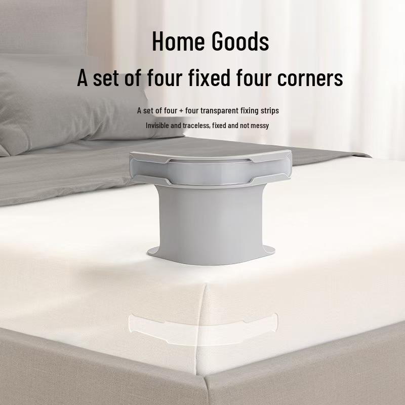 Non-Slip Quilt Cover Clips with Invisible Snap Fasteners