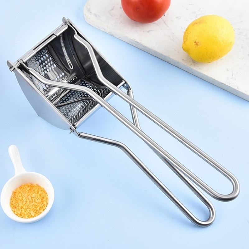 Professional Fruits and Vegetables Masher Multifunctional Stainless Steel Potato Ricer Multipurpose Mashing Tool