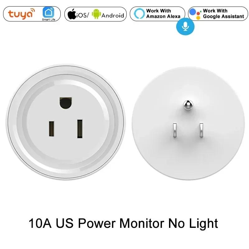 EU US UK DE BR AU IN WiFi Smart Plug Outlet Smart Life Tuya App Wireless Remote Control Power Socket Alexa Google Home No Hub