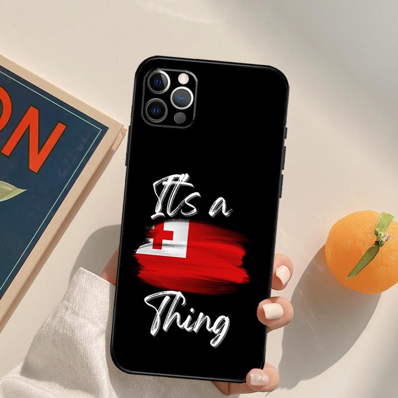 Tongan Coat of Arms Tonga Funda Case For iPhone 16 Pro Max 14 11 12 13 15 Pro Max Mini XR 16e 15 16 Plus Phone Cover