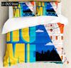 Italy Duvet Cover Queen/King/Full Size For Kids Adult Microfiber Italian Rome Venice Pisa Tower Tuscany Pizzas View Bedding Set