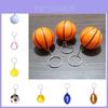 Trending Pu Basketball Keychain Foam Soccer Kids Sports Toy Decorative Pendant Activity Small Gift