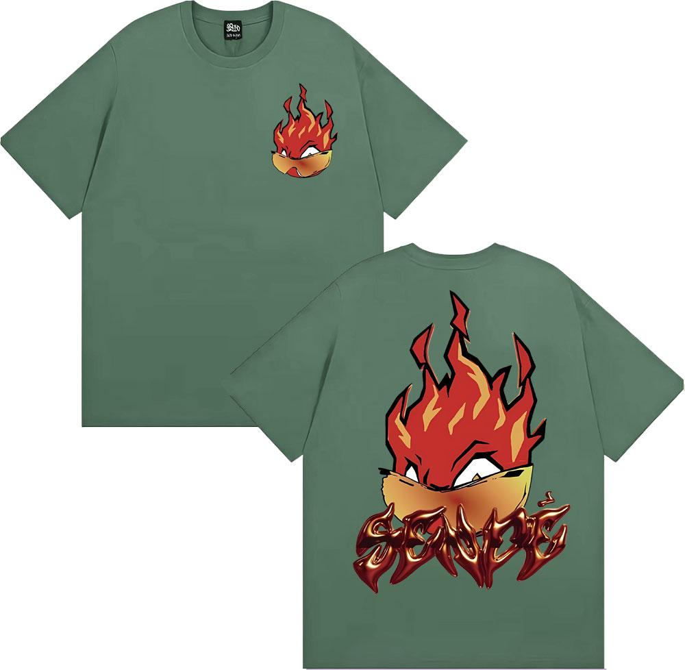 

Rapper Ryan Castro Sende Album Tour 2026 Merch T Shirts Unisex Women Summer Vintage Hip Hop Trend Tshirts Oversized Cotton Tshirt 4XL