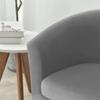 Split Style Tub Chair Cover Stretch Velvet Armchair Cover Club Sofa Covers for Living Room Slipcovers with Seat Cushion Covers