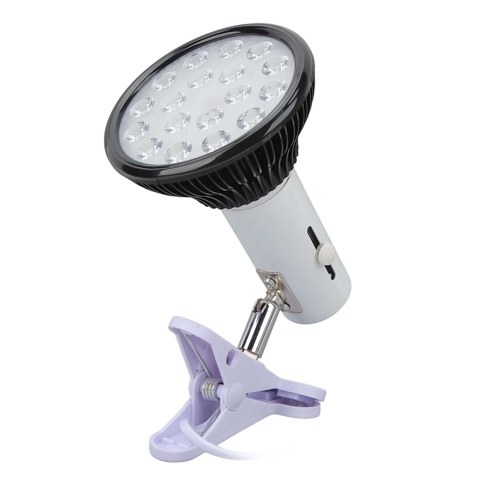 

Ультрафиолетовый черный свет 18 шт. световых чипов круглой формы для загара кожи УФ-лампа с кронштейном 110‑240 В EU Plug чёрный