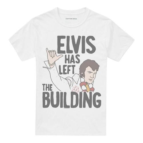 Elvis Presley Unisex Adult Elvis Has Left The Building T-Shirt