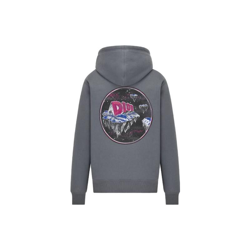 DIOR SS22 Sweatshirt Men's Gray 393J691A0531-C889