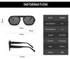 6pcs Personalized Square Outdoor Sunshade Sunglasses Sets Women Luxury Minimalist Leopard Pattern Design Retro Eyeglasses UV400