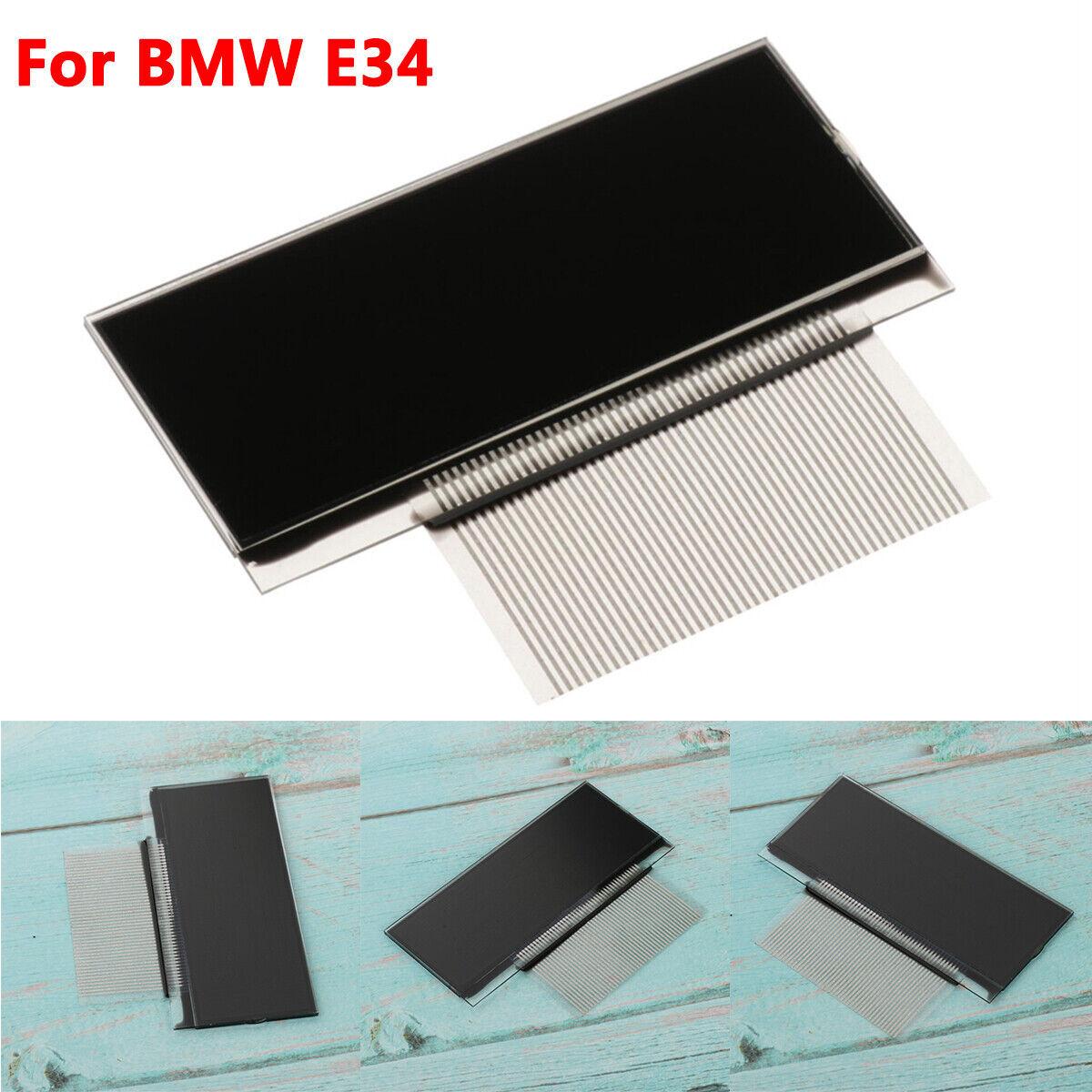 1x High Quality Clear Speedometer LCD Display Screen W/ Ribbon Cable For BMW E34