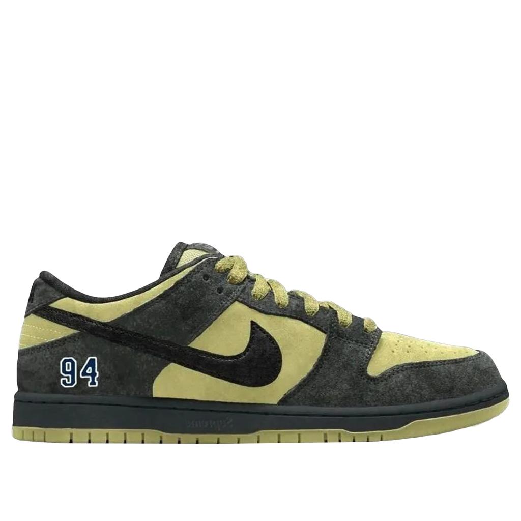 Nike Supreme x Dunk Low SB Camper Green Unisex Sneakers Black HQ8487-300