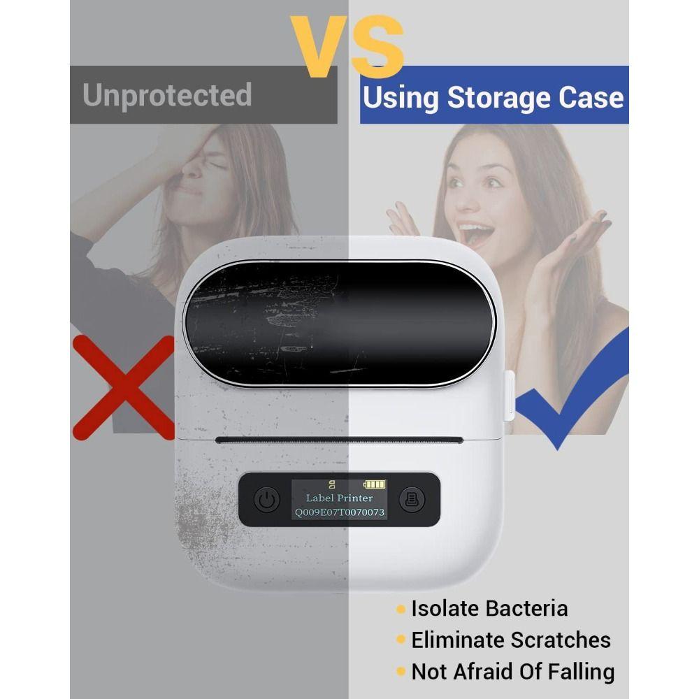 Durable Protective Case EVA Carrying Box for Phomemo M02/M02S/M02Pro/M110/M120/T02/D30