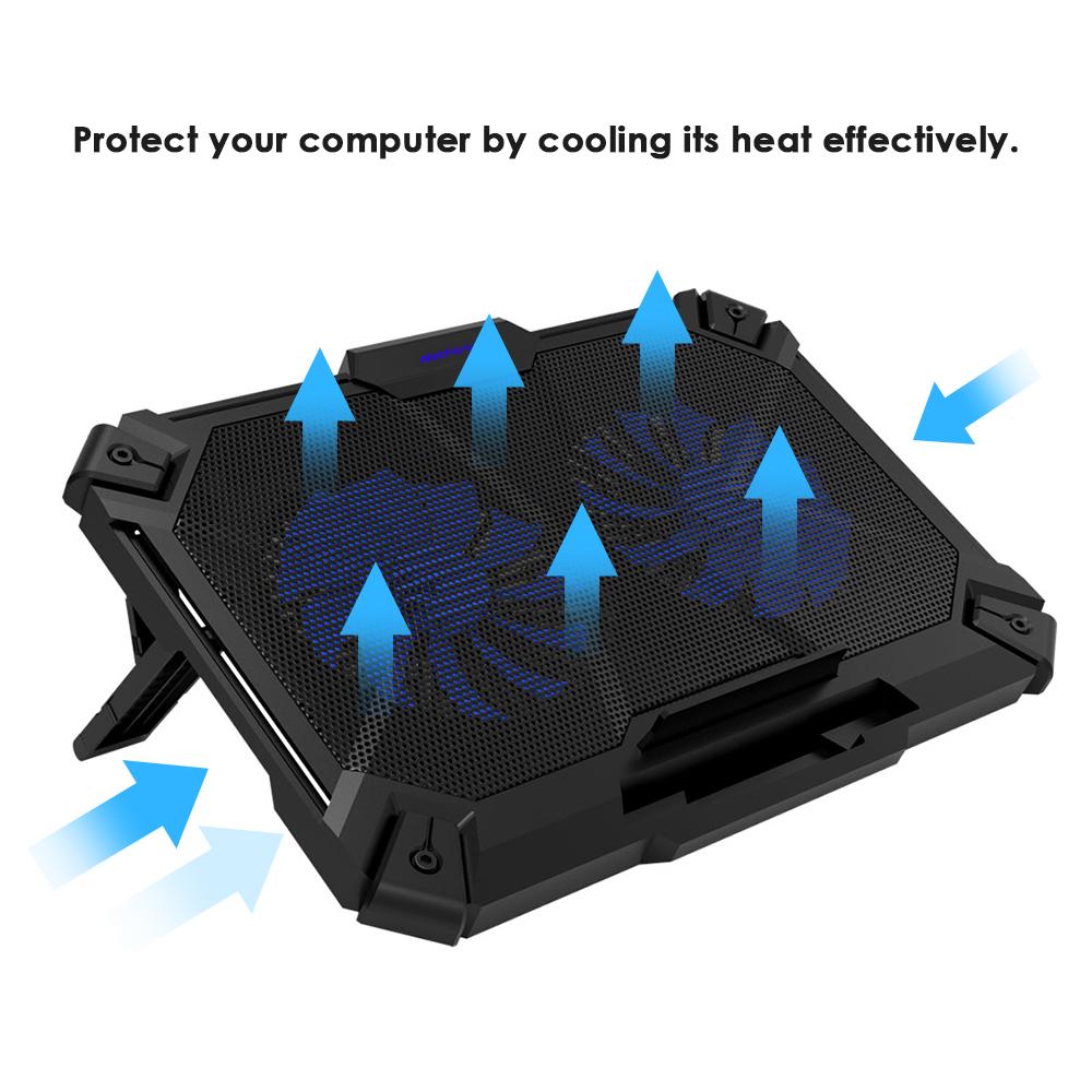 Buy COOLCOLD K35 Laptop Cooler Ultra-Thin Portable Adjustable Folding ...