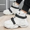 Men's casual sneakers four seasons new soft-sole high-top outdoor speed running shoes breathable Thick sole walking sports shoes