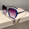 Stylish Design Gradient Shades Fashion Square Women's Sun Glasses Oversize Decoration Sunglasses for Travelling Driving