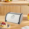 Metal Bread Bin Dustproof Multipurpose with Lid Bread Storage Bread Holder for Household Office Living Room Countertop Farmhouse