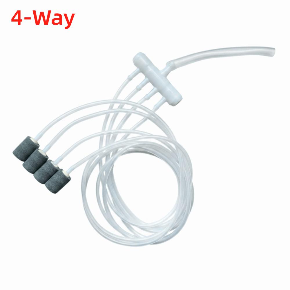 1 Kit Set Durable ABS Oxygen Pump Diverter Fish Tank Aeration Kit Fish Tank Aquarium Aeration 4Way(No Air pump)