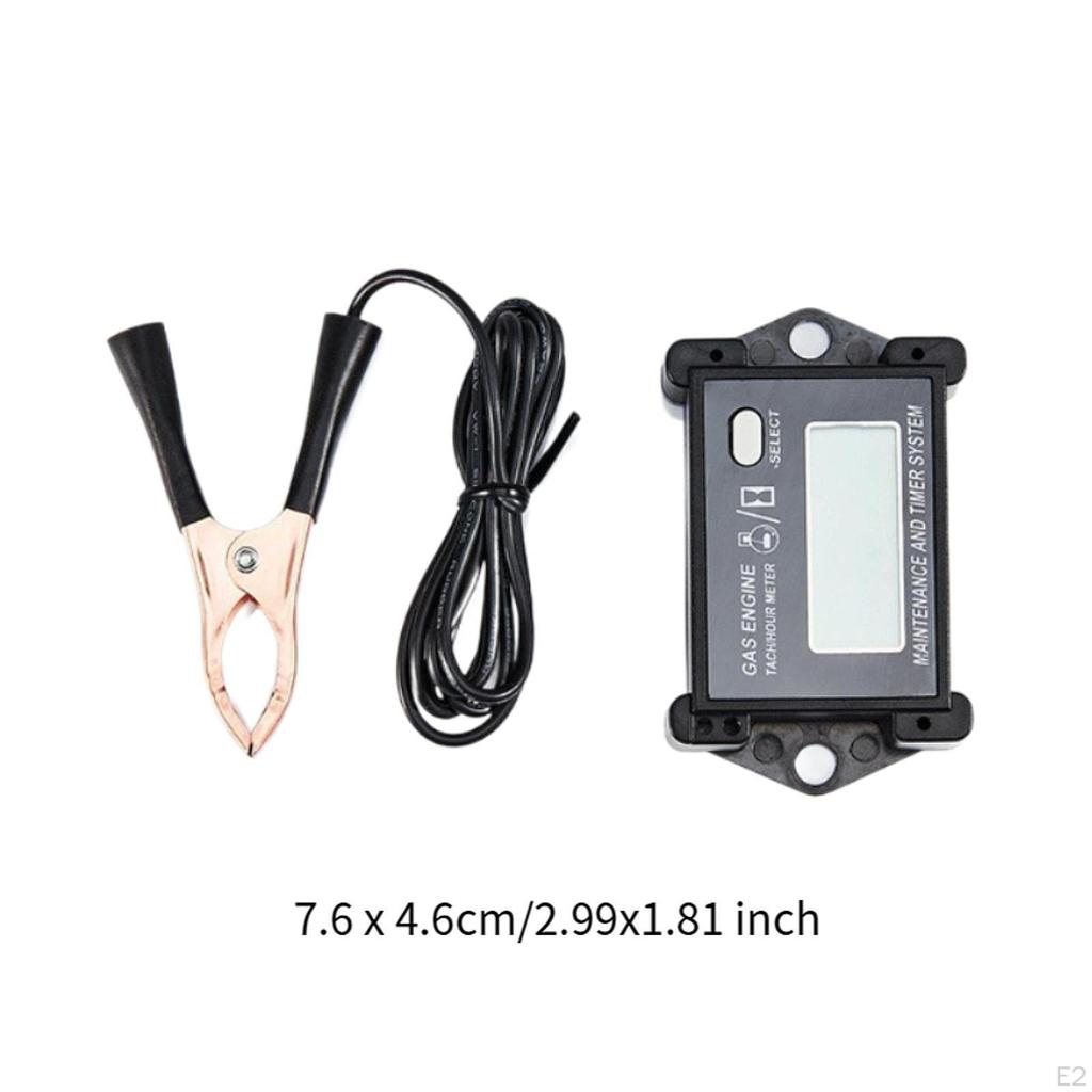 Induktiver Drehzahlmesser Drehzahlzähler 0-30000RPM Einfache Installation Betriebsstundenzähler Wartungserinnerung für